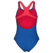 Load image into Gallery viewer, arena-girls-swimsuit-dots-swim-pro-back-royal-bright-coral-010745-370-ontario-swim-hub-4
