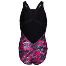 Load image into Gallery viewer, arena-girls-swimsuit-draft-v-back-black-multi-black-010746-590-ontario-swim-hub-4
