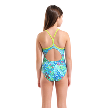 Load image into Gallery viewer, arena-girls-swimsuit-stars-lightdrop-back-blue-multi-artic-lime-011741-860-ontario-swim-hub-6
