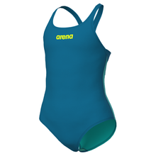 Load image into Gallery viewer, arena-girls-team-swimsuit-swim-pro-solid-blue-cosmo-water-004762-668-ontario-swim-hub-1
