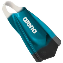 Load image into Gallery viewer,      arena-limited-edition-powerfin-pro-multi-swim-fins-white-black-teal-002496-140-ontario-swim-hub-1
