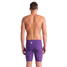 Load image into Gallery viewer, arena-mens-powerskin-carbon-air2-jammer-limited-edition-leopard-skin-violet-006344-877-ontario-swim-hub-2
