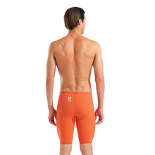 Load image into Gallery viewer, Man wearing orange racing jammers
