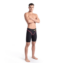 Load image into Gallery viewer, arena-mens-powerskin-carbon-core-fx-jammer-black-fluo-yellow-006340-51-ontario-swim-hub-3
