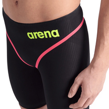 Load image into Gallery viewer, arena-mens-powerskin-carbon-core-fx-jammer-black-fluo-yellow-006340-51-ontario-swim-hub-4
