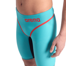 Load image into Gallery viewer, arena-mens-powerskin-carbon-core-fx-jammer-turquoise-metallic-006340-550-ontario-swim-hub-4
