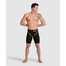 Load image into Gallery viewer, arena-mens-powerskin-carbon-glide-50th-anniversary-limited-edition-jammer-black-gold-ontario-swim-hub-11
