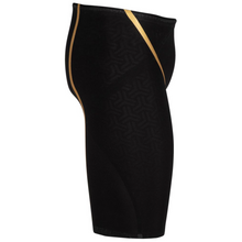 Load image into Gallery viewer,     arena-mens-powerskin-carbon-glide-50th-anniversary-limited-edition-jammer-black-gold-ontario-swim-hub-5
