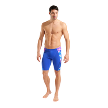Load image into Gallery viewer, arena-mens-swim-jammer-earth-neon-blue-neon-blue-multi-011738-880-ontario-swim-hub-7
