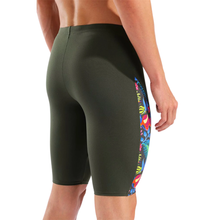 Load image into Gallery viewer, arena-mens-swim-jammer-picture-dark-sage-dark-sage-multi-010722-650-ontario-swim-hub-5
