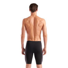 Load image into Gallery viewer, Man wearing black swim jammers on a white background
