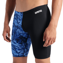 Load image into Gallery viewer, arena-mens-swim-jammer-team-crackle-black-team-royal-008153-200-ontario-swim-hub-1
