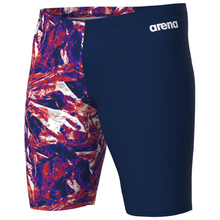 Load image into Gallery viewer, arena-mens-swim-jammer-team-crackle-navy-team-redwhiteblue-008153-417-ontario-swim-hub-1
