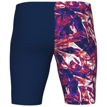 Load image into Gallery viewer, arena-mens-swim-jammer-team-crackle-navy-team-redwhiteblue-008153-417-ontario-swim-hub-3
