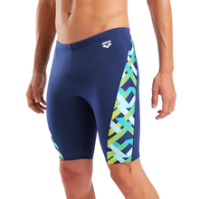 Load image into Gallery viewer, arena-mens-swim-jammer-texture-navy-navy-multi-010734-750-ontario-swim-hub-8
