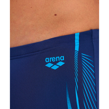 Load image into Gallery viewer, arena-mens-swim-mid-jammer-feather-print-navy-006129-700-ontario-swim-hub-8
