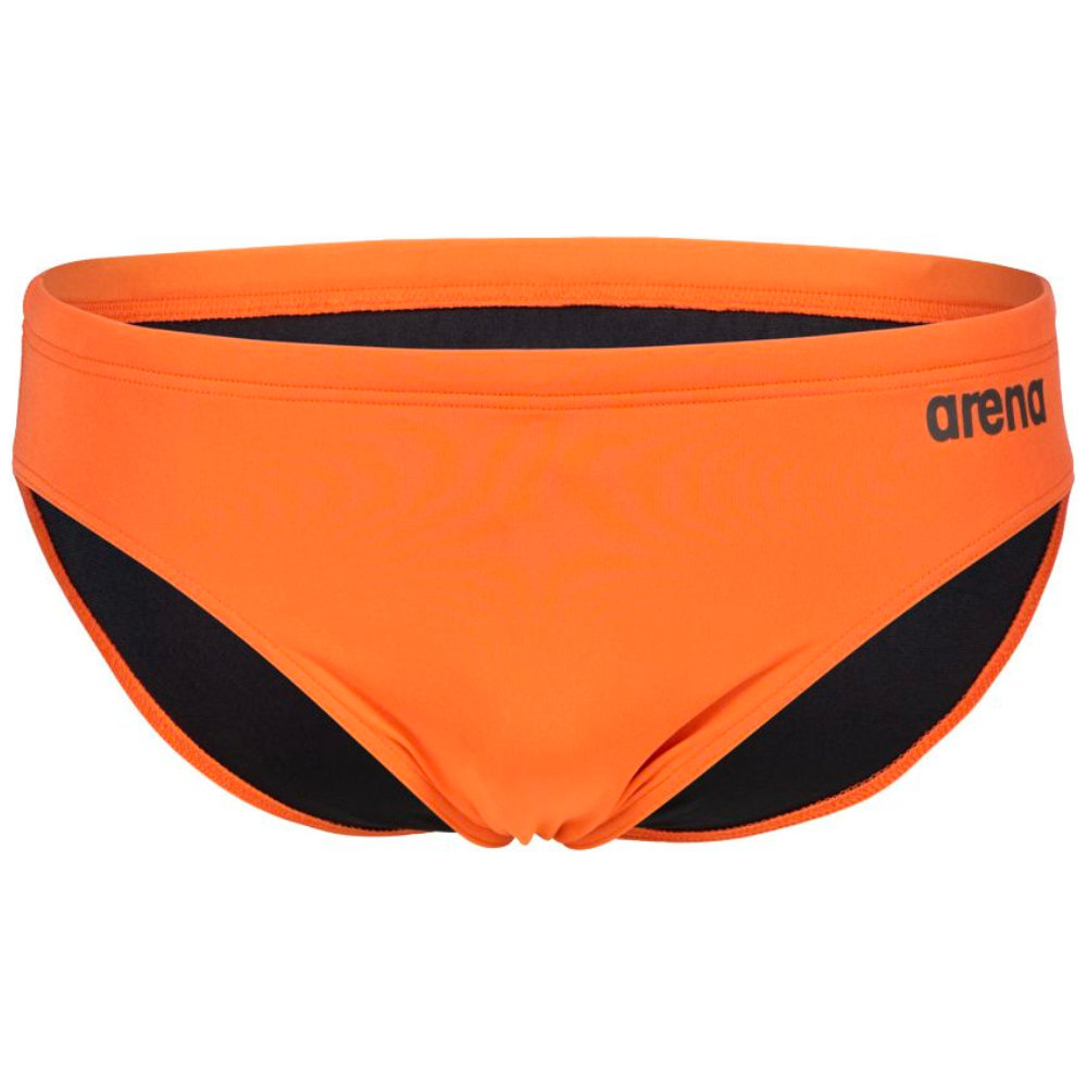 ARENA MEN'S TEAM SWIM BRIEF SOLID - NESPOLA/ASPHALT – OntarioSwimHub