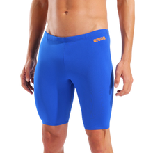 Load image into Gallery viewer, arena-mens-team-swim-jammer-solid-neon-blue-team-orange-004770-803-ontario-swim-hub-8
