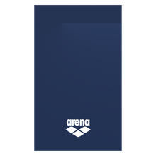 Load image into Gallery viewer, arena-microfiber-towel-150-x-90-cm-navy-white-009051-710-ontario-swim-hub-1
