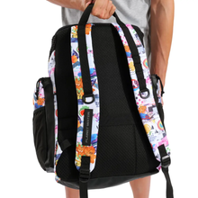 Load image into Gallery viewer, arena-one-go-backpack-45l-allover-collage-010232-101-ontario-swim-hub-8
