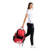 Load image into Gallery viewer, arena-one-go-backpack-45l-red-010231-600-ontario-swim-hub-9
