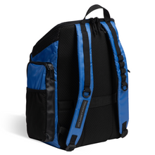 Load image into Gallery viewer, Royal blue backpack with mesh backing on a white background
