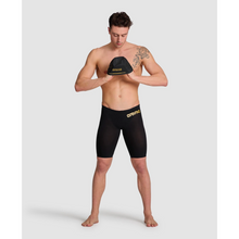 Load image into Gallery viewer,     arena-powerskin-carbon-air2-50th-anniversary-limited-edition-jammer-black-gold-ontario-swim-hub-11
