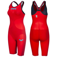 Load image into Gallery viewer, arena-powerskin-womens-carbon-air2-race-suit-closed-back-tech-suit-red-001129-45-ontario-swim-hub-1
