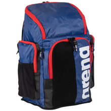 Load image into Gallery viewer, arena-spiky-iii-backpack-45-navy-red-white-005569-108-ontario-swim-hub-2
