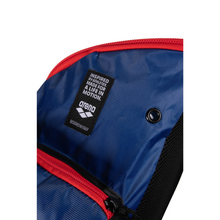 Load image into Gallery viewer, arena-spiky-iii-backpack-45-navy-red-white-005569-108-ontario-swim-hub-6
