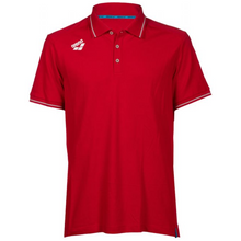 Load image into Gallery viewer, arena-team-line-cotton-short-sleeve-polo-shirt-solid-red-004901-400-ontario-swim-hub-1

