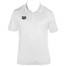 Load image into Gallery viewer, arena-team-line-tech-short-sleeve-polo-shirt-white-1d576-10-ontario-swim-hub-1
