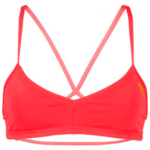 Load image into Gallery viewer, arena-womens-bandeau-live-bikini-top-fluo-red-yellow-star-002816-473-ontario-swim-hub-2
