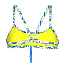 Load image into Gallery viewer, arena-womens-bandeau-play-bikini-top-white-multi-yellow-star-006464-103-ontario-swim-hub-2
