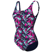 Load image into Gallery viewer,    arena-womens-bodylift-swimsuit-francy-wing-back-c-cup-navy-freak-rose-multi-006045-750-ontario-swim-hub-1
