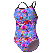Load image into Gallery viewer, arena-womens-memories-lightdrop-back-swimsuit-multi-violet-black-010177-950-ontario-swim-hub-1
