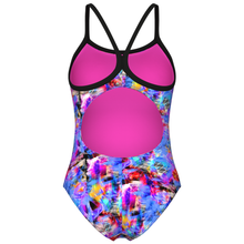 Load image into Gallery viewer, arena-womens-memories-lightdrop-back-swimsuit-multi-violet-black-010177-950-ontario-swim-hub-4
