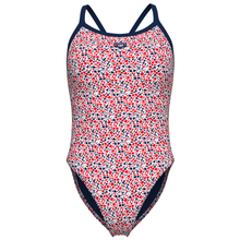 Load image into Gallery viewer, arena-womens-pebbles-xcriss-cross-back--swimsuit-multi-white-navy-010169-170-ontario-swim-hub-2
