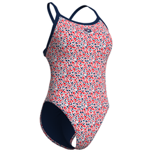 Load image into Gallery viewer, arena-womens-pebbles-xcriss-cross-back--swimsuit-multi-white-navy-010169-170-ontario-swim-hub-3
