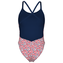 Load image into Gallery viewer, arena-womens-pebbles-xcriss-cross-back--swimsuit-multi-white-navy-010169-170-ontario-swim-hub-4
