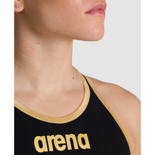 Load image into Gallery viewer, arena-womens-powerskin-carbon-core-fx-50th-anniversary-limited-edition-open-back-black-gold-ontario-swim-hub-13
