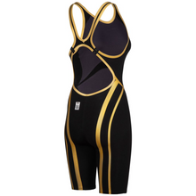 Load image into Gallery viewer, arena-womens-powerskin-carbon-core-fx-50th-anniversary-limited-edition-open-back-black-gold-ontario-swim-hub-6
