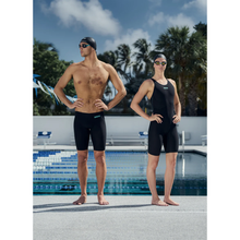 Load image into Gallery viewer, arena-womens-powerskin-veloce-open-back-kneeskin-black-teal-011279-100-ontario-swim-hub-12
