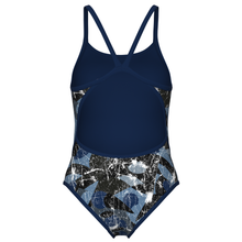 Load image into Gallery viewer, arena-womens-scratched-super-fly-back--swimsuit-multi-black-navy-010165-570-ontario-swim-hub-4
