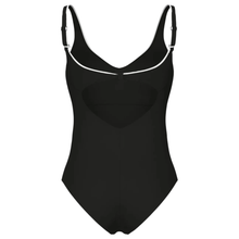Load image into Gallery viewer, arena-womens-shapewear-swimsuit-clip-back-solid-black-white-010651-510-ontario-swim-hub-3
