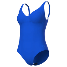 Load image into Gallery viewer, arena-womens-shapewear-swimsuit-victoria-u-back-solid-neon-blue-008868-800-ontario-swim-hub-1
