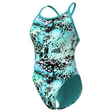 Load image into Gallery viewer, arena-womens-swimsuit-earth-view-xcriss-cross-back-water-multi-water-011685-580-ontario-swim-hub-1
