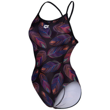 Load image into Gallery viewer,      arena-womens-swimsuit-falling-leaves-booster-back-black-black-multi-005936-550-ontario-swim-hub-1
