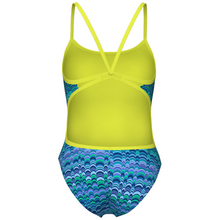 Load image into Gallery viewer, arena-womens-swimsuit-ondulation-lace-back-multi-navy-soft-green-008155-177-ontario-swim-hub-3
