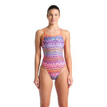 Load image into Gallery viewer, arena-womens-swimsuit-ondulation-lace-back-multi-violet-bright-coral-008155-194-ontario-swim-hub-4
